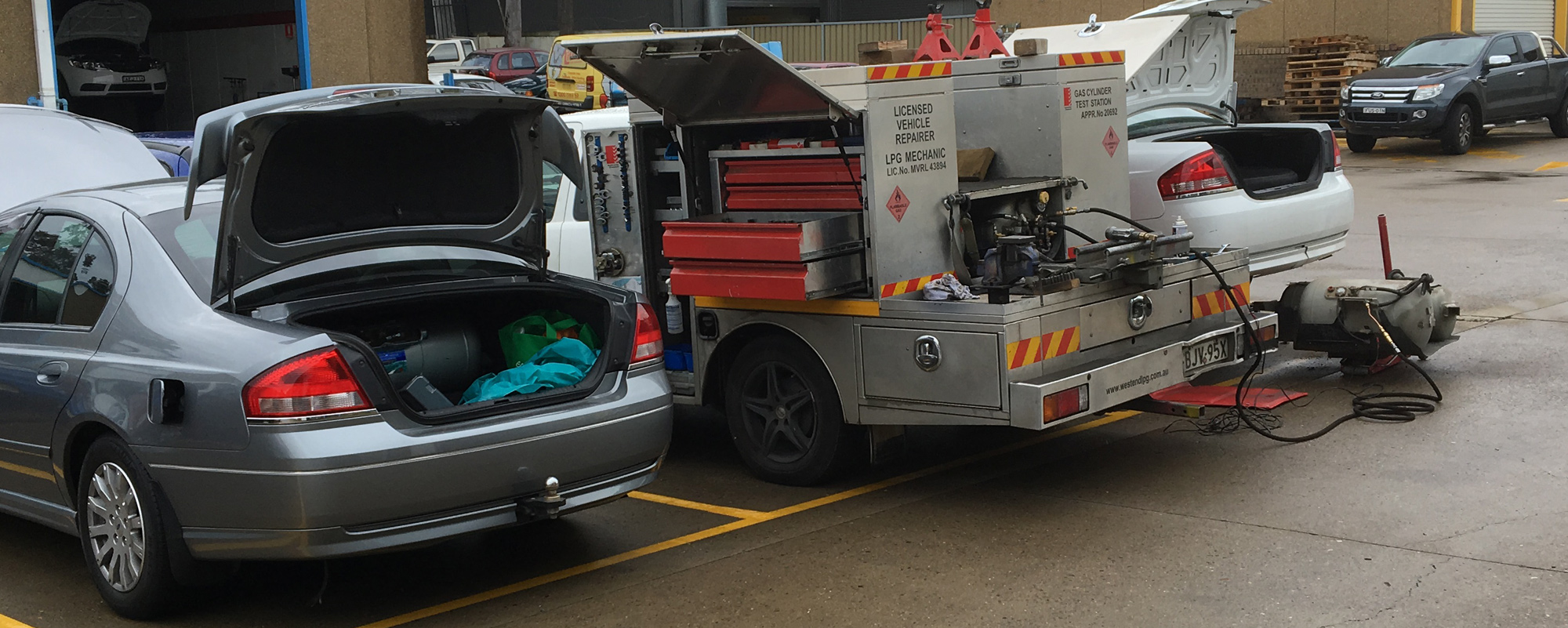 Mobile LPG Tank Testing