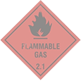 flamable gas colour